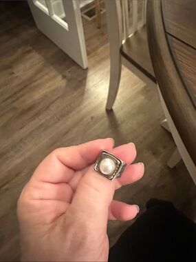 Silpada Silver and Pearl Ring